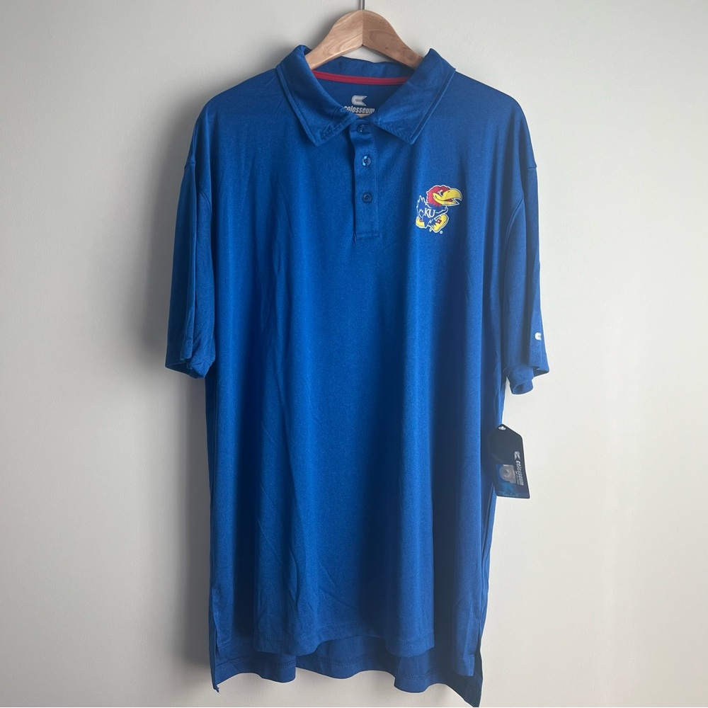Colosseum Kansas Jayhawks Polo (Men's XXL)